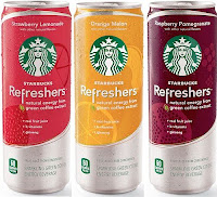 Starbucks' Refresher line will be first launched in the US and Canada. Starbucks 2